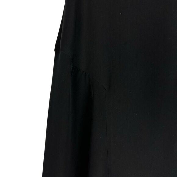 Banana Republic Black lined Skirt size 14 Asymmetrical - Picture 6 of 8